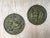 19th Century Angels at Work Brass Repousse Decorative Rounds - a Pair For Sale - Image 9 of 11