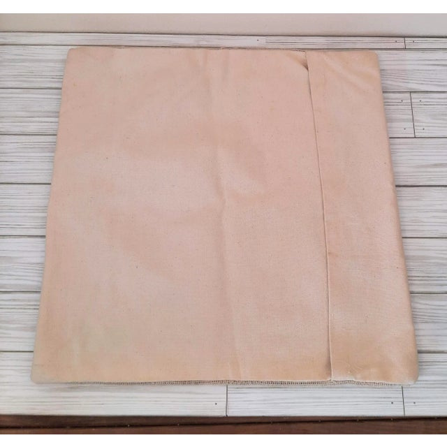 Beautiful needlepoint pillow cover. Lovely colors and pattern of florals. Very good condition. We know you have many shops...