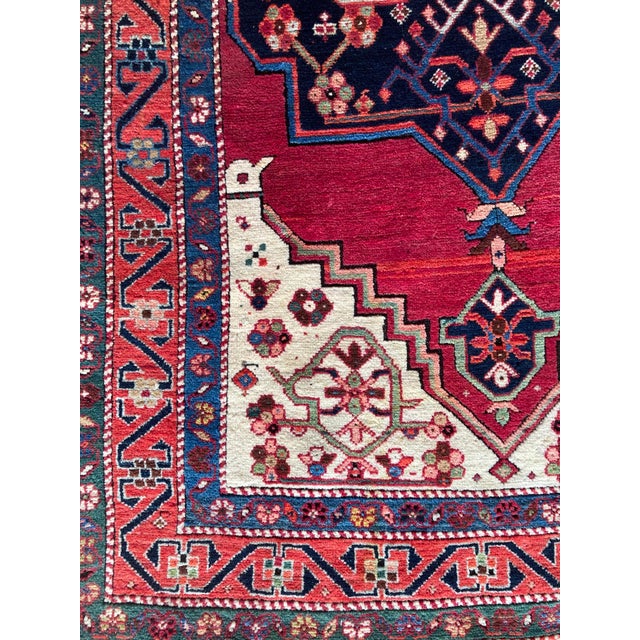 Antique Karabakh Long Rug, 1890s For Sale - Image 6 of 18