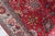 1920s, Antique Tabriz Wool Rug, Allover Shah Abbasi Floral, Crimson Field, 9 X 13 For Sale - Image 16 of 16