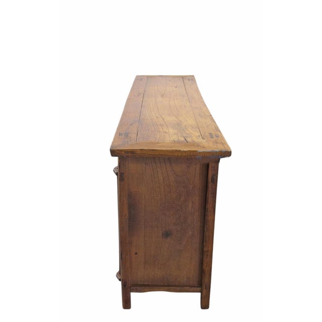 19th Century Rustic Elm Buffet For Sale - Image 9 of 12