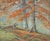 Carl Graf Autumn Landscape Oil Painting on Canvas Board Framed, Signed 1925 For Sale In Cincinnati - Image 6 of 7