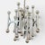 1970s Gaetano Sciolari Modernist Chrome Chandelier For Sale In Miami - Image 6 of 8