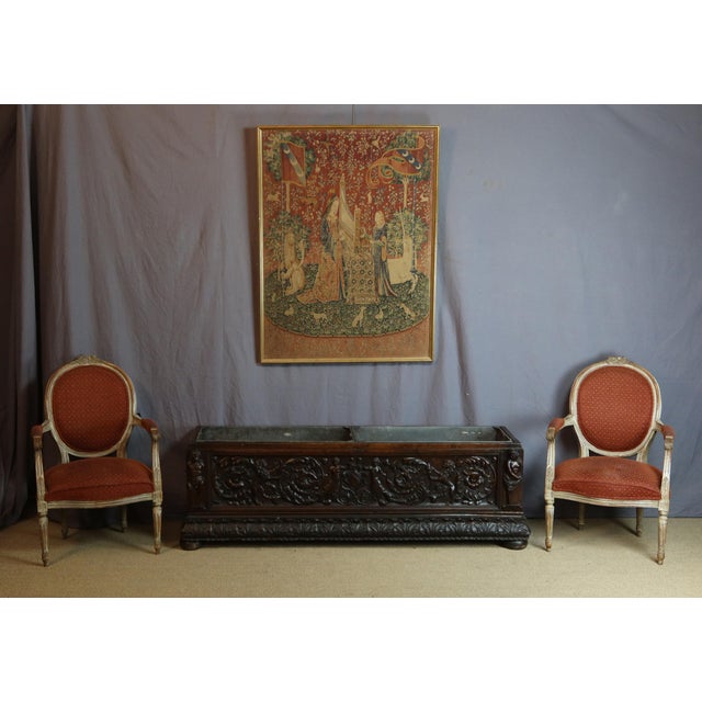 Renaissance Planter in Carved Walnut For Sale - Image 10 of 13