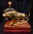 Mid-Century Brass Roaring Tiger Sculpture - Hollywood Regency For Sale - Image 4 of 11