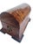 Wood Exceptional Inlaid British Tunbridge Ware Tea Caddy With Dome Top and Complete Interior For Sale - Image 7 of 10