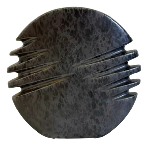 Dark Gray Ceramic Vase from Nereo Boaretto, 1972
