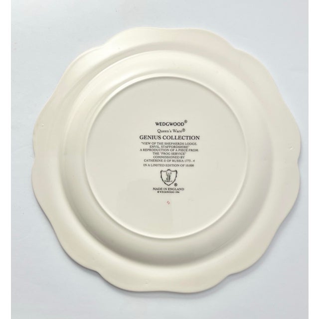 Contemporary 1990s Wedgwood “Frog Service (Sheppards Lodge)” Porcelain Dessert or Pie Plate For Sale - Image 3 of 3