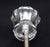 Mid 20th Century Vintage 0.875 In. Fluted Clear Glass Drawer Cabinet Knob For Sale - Image 5 of 5