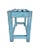 Rustic Blue Painted Bench For Sale - Image 9 of 9