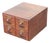 Antique French Oak Card Catalogue Cabinet, Paris, Early 20th Century For Sale