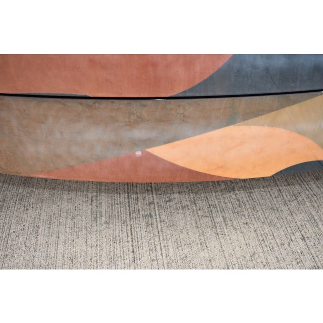 1980s Vintage Carlo Malnati Colorful Italian Credenza For Sale - Image 12 of 13