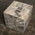 Gray 1980s Marble Stone Cube Mosaic Side End Accent Table Italian Modern For Sale - Image 8 of 12