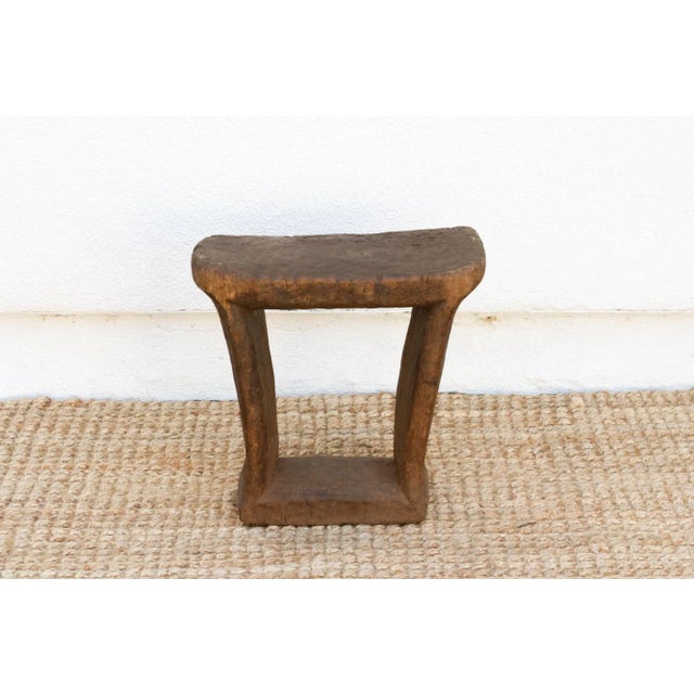 African Antique Stylized African Dogon Stool For Sale - Image 3 of 9