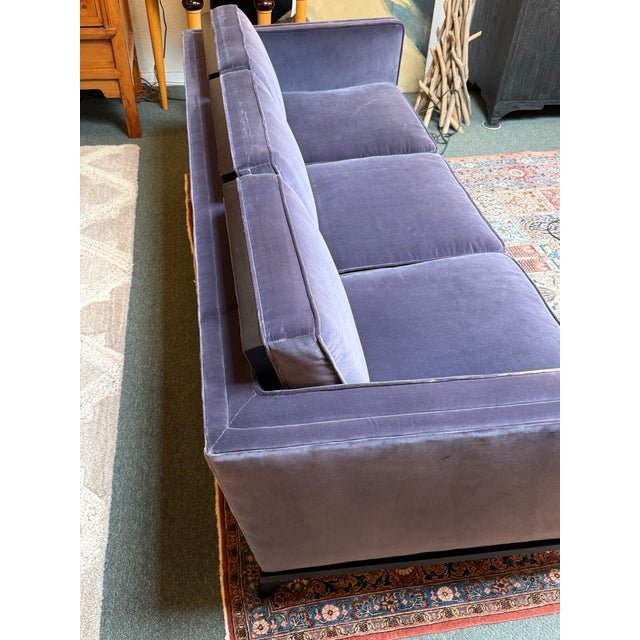 2010s Donghia Hudson Sofa in Holly Hunt Velvet For Sale - Image 5 of 12