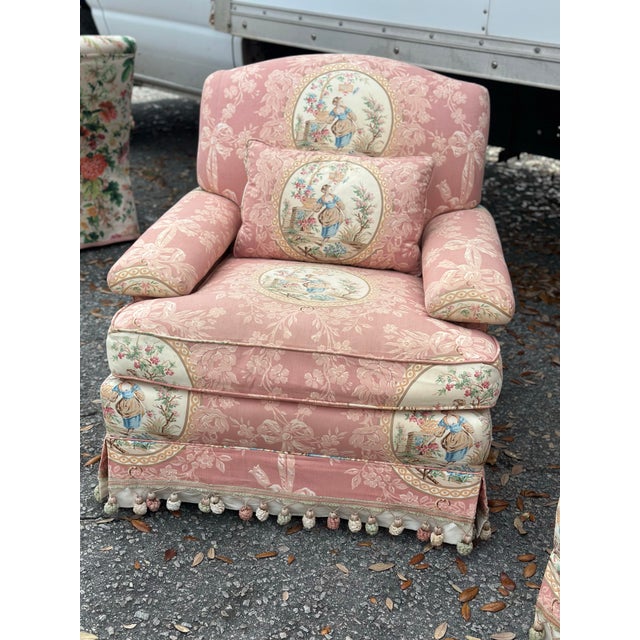 Brunswick and Fils Club Chairs, a Pair For Sale In Charleston - Image 6 of 10