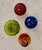 1970’s Vintage Handblown Glass Fruit by Rainbow Art Company/Viking Glass Company - Set of 4 For Sale - Image 9 of 11