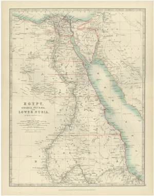 Map of Egypt and Lower Nubia, 1903