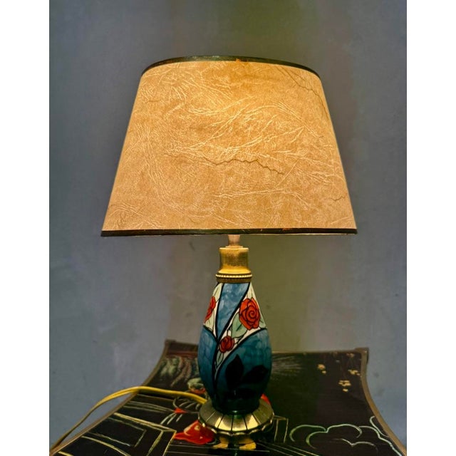 Vintage Art Deco Table Lamp, France, 1930s For Sale - Image 4 of 8