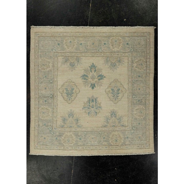 Brown Oushak Square Rug 2'11" x 3' #21348 For Sale - Image 8 of 8