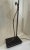 Mid 20th Century Hand-Hammered Copper Cone Floor Lamp With Iron Scroll Base, Artistic Mid 20th Century For Sale - Image 5 of 8
