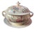 Antique French Ironstone Soup Tureen and Plater from Keller & Guerin Luneville, Set of 2 For Sale