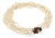 Mid 20th Century Pearls & Gems 14k Yellow Gold Multi Strand Necklace For Sale