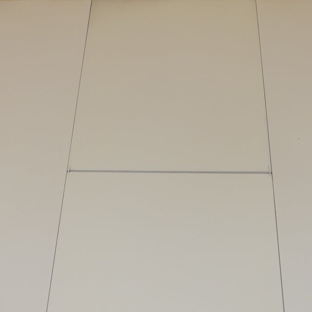 Wood Vintage White Square Extendable Dining Table, 1960s For Sale - Image 7 of 18