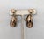 Vintage Signed Napier Goldtone Brown Moonglow Cumquat Drop Clip Earrings-2 Pieces For Sale In Philadelphia - Image 6 of 12