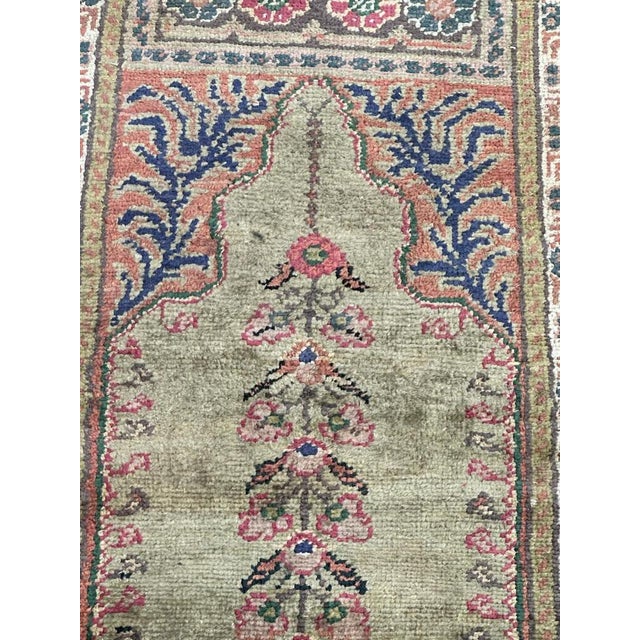 1970s Vintage Turkish Kayseri Silk Rug, 1970s For Sale - Image 5 of 17