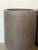 Contemporary Pair of Monumental Cylinder Planters - Brutalist Bullet Form - Dark Slate For Sale - Image 3 of 12
