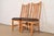 Mission Charles Rennie Mackintosh Style Arts & Crafts Inlaid Oak High Back Side Chairs or Dining Chairs, Pair For Sale - Image 3 of 12