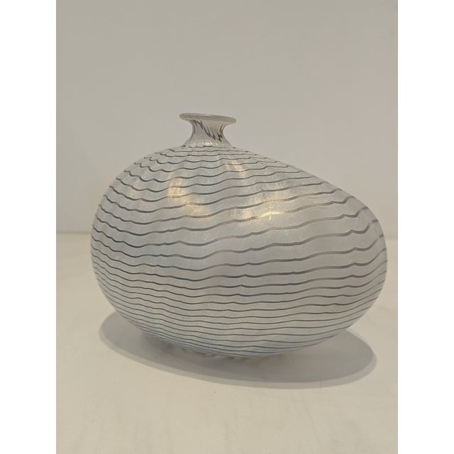 Mid-Century Modern Kosta Boda Spirit Art Glass Vase by Bertil Vallien For Sale - Image 3 of 7