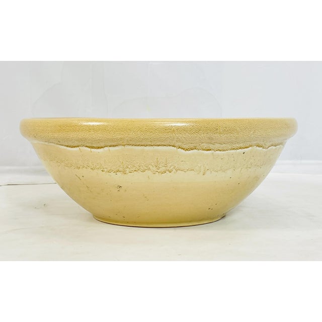 Mid-Century Modern 1980s Large Gainey Ceramics California Architectural Stoneware Planter Bowl For Sale - Image 3 of 17