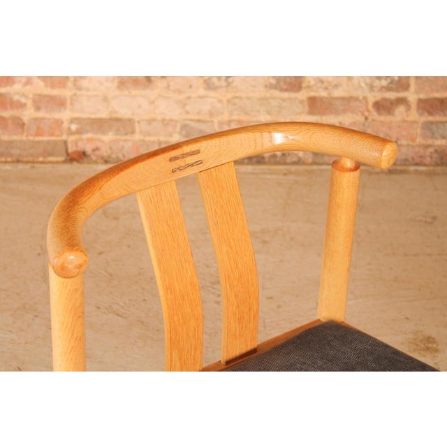 Mid-Century Danish Oak Dining Chairs by Hans J. Frydendal for Boltinge, 1970s, Set of 4 For Sale - Image 4 of 13