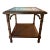 Lane 1970 Vintage Walnut Chippendale Coffee and Side Table For Sale