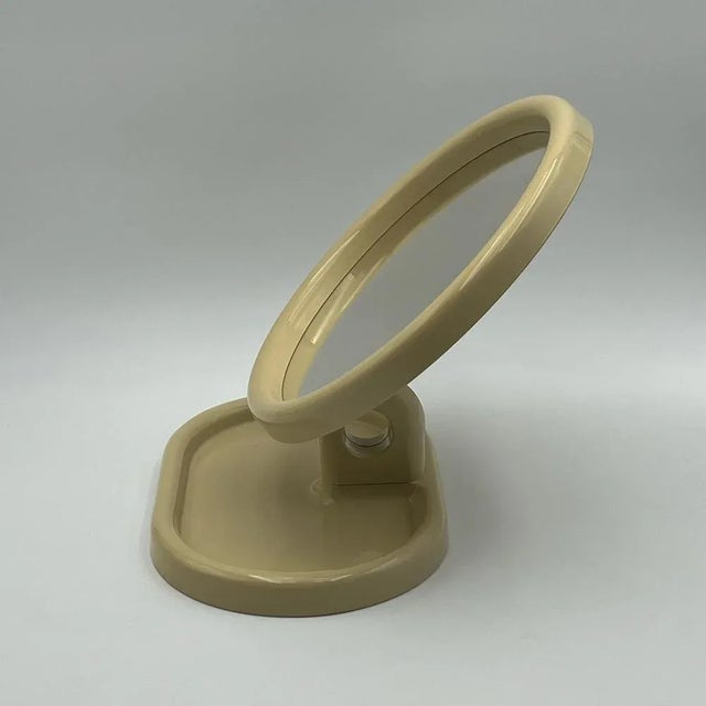 Beige Space Age Table Mirror by Olaf Von Bohr, 1970 For Sale - Image 8 of 11