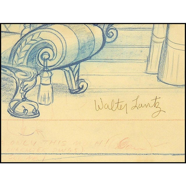 Illustration Mid 20th Century Animation Drawing Featuring Woody Woodpecker, Walter Lantz For Sale - Image 3 of 5