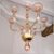 Mid-Century Modern 1970s Pink Neoclassical Murano Glass Chandelier For Sale - Image 3 of 9