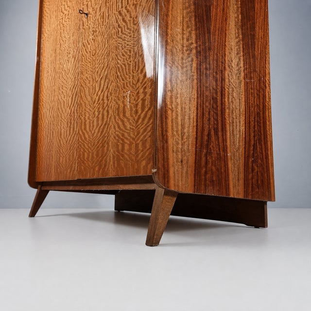 Vintage Wardrobe in Walnut by Tatra Nabytok, 1970s For Sale - Image 6 of 13