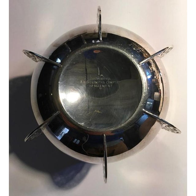 Silver Early 20th Century Sterling Silver Bowl attributed to Goldsmiths & Silversmiths, London, 1900s For Sale - Image 8 of 18