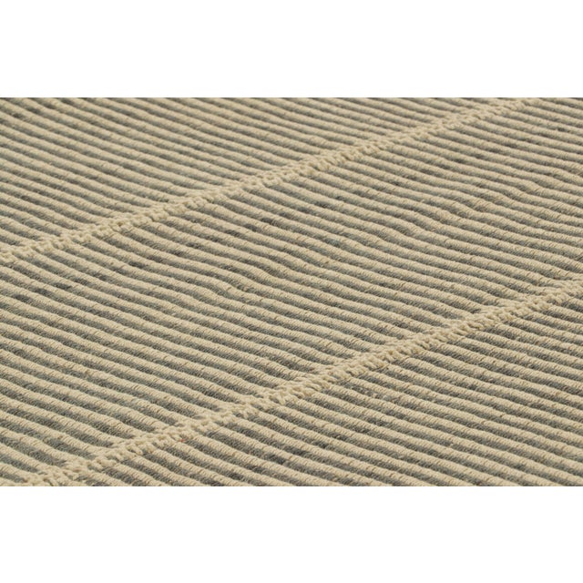 Handwoven in wool, a 8x10 Kilim design from an inventive new contemporary flat weave collection by Rug & Kilim. On the...