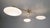 Fabio Ltd Trio Angolo Polished Brass Matte White Glass Flush Mount by Fabio LTD For Sale - Image 4 of 7