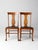 Antique Oak Splat Back Side Chairs Pair For Sale - Image 4 of 14