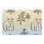 Single Roll of Spoonflower Grasscloth Watercolor Print Wall Covering For Sale