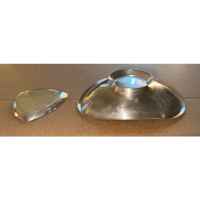 Mid-Century Modern Emerald Green Enameled Bowls by Carl F. Christiansen for Reed and Barton For Sale - Image 10 of 12