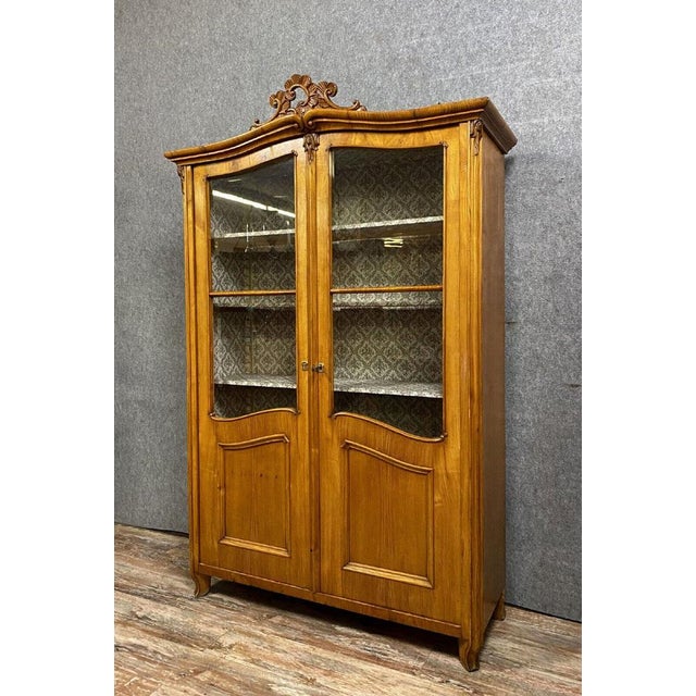 Amtique Louis XV Library Cabinet For Sale - Image 3 of 8
