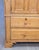 Antique 19th Century Irish Scrubbed Pine Linen Press Cabinet For Sale - Image 10 of 18