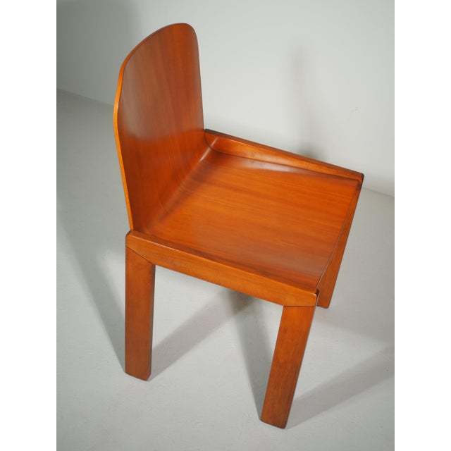 1970s Dining Chairs by Afra and Tobia Scarpa for Molteni, Italy, 1970s, Set of 4 For Sale - Image 5 of 18