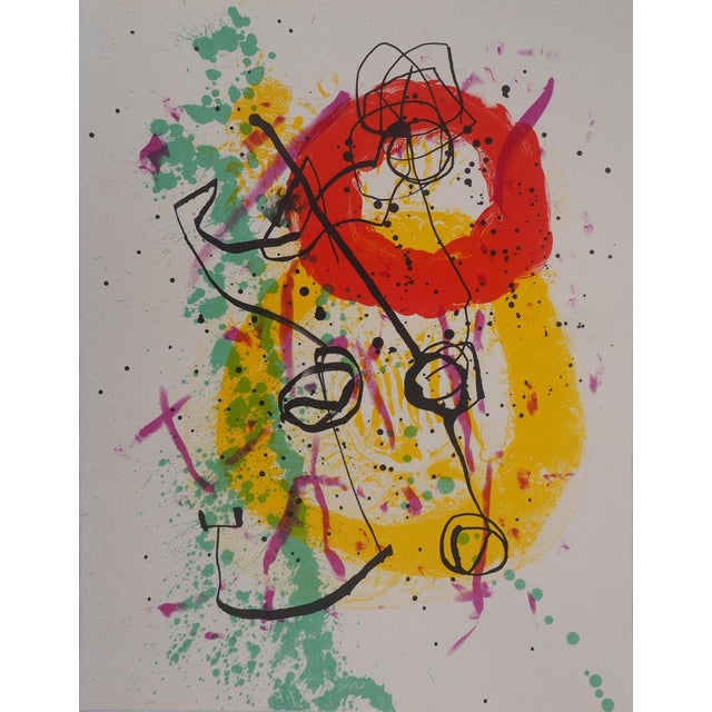 Joan Miro, Composition aux anneaux, Lithograph For Sale - Image 6 of 6
